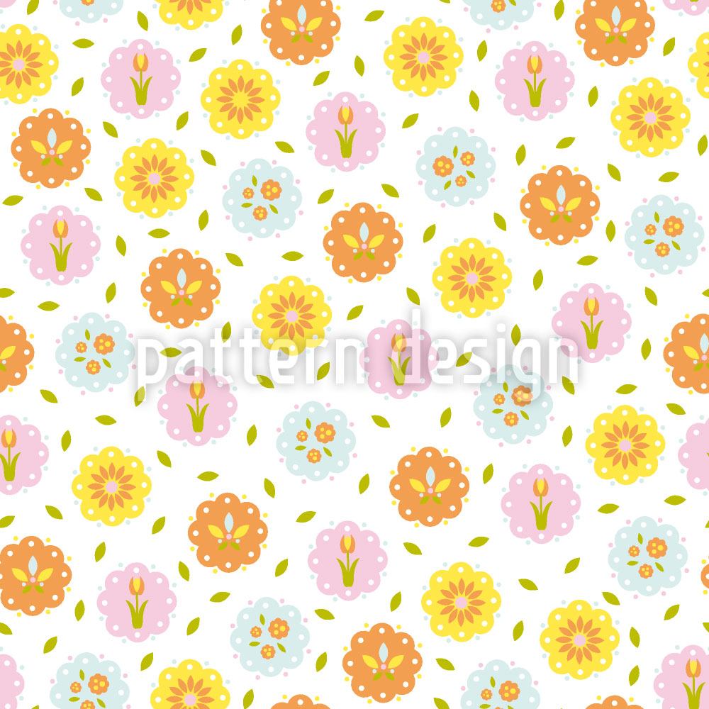 patterned-wallpaper-sunny-flowers