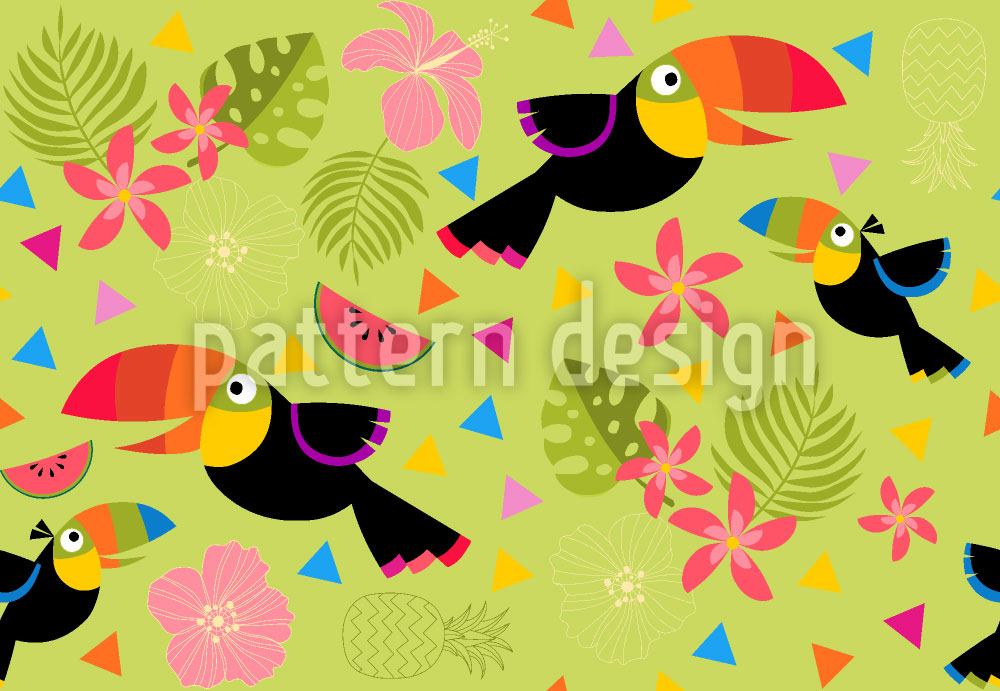 patterned-wallpaper-tropical-fun