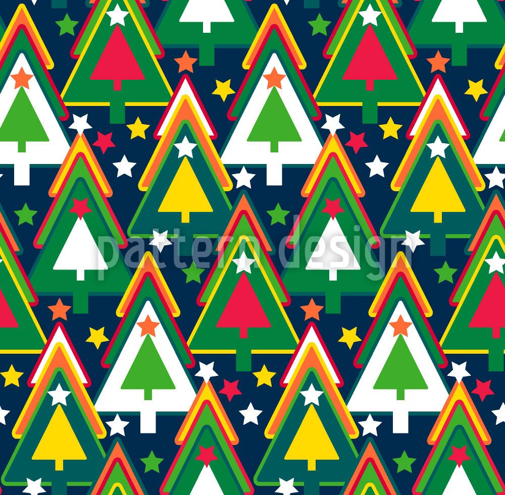 patterned-wallpaper-once-upon-a-christmas-tree