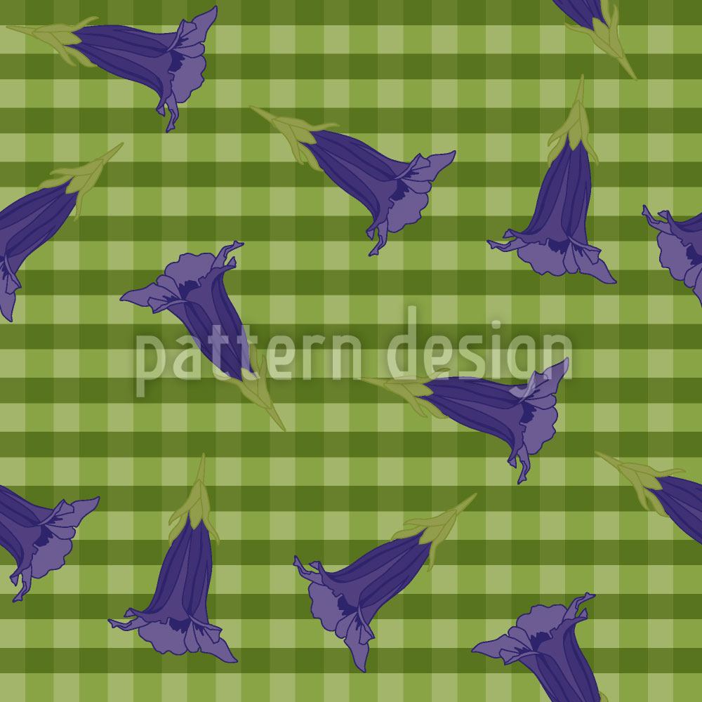 patterned-wallpaper-gentian-on-checks