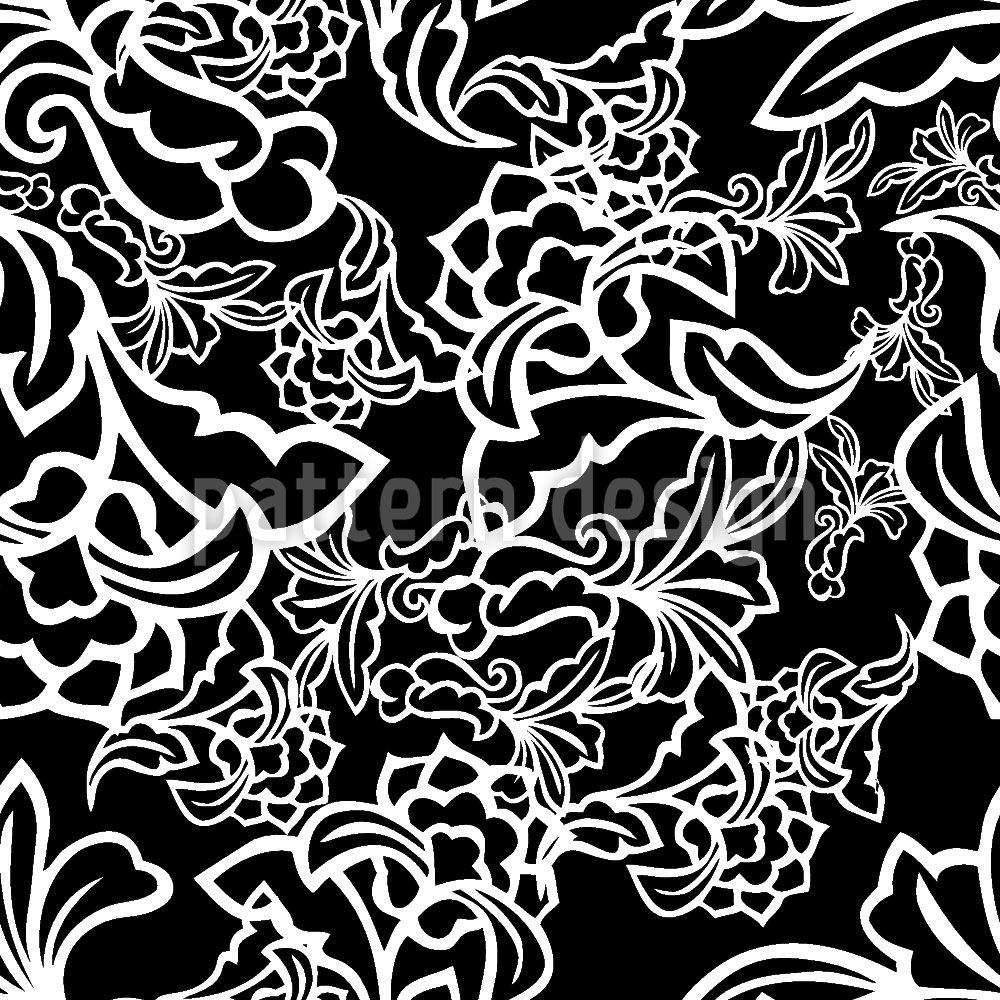 patterned-wallpaper-tendrillars-black-and-white