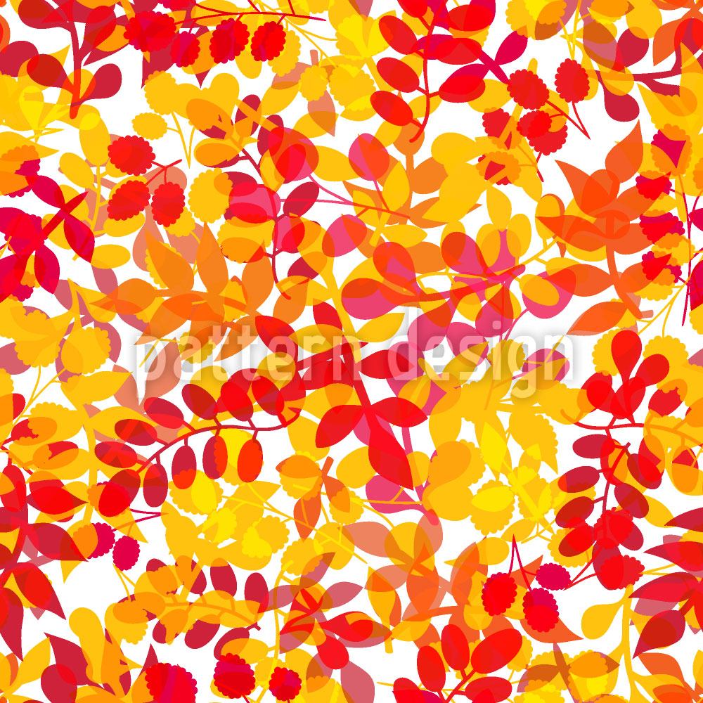 patterned-wallpaper-sun-leaves