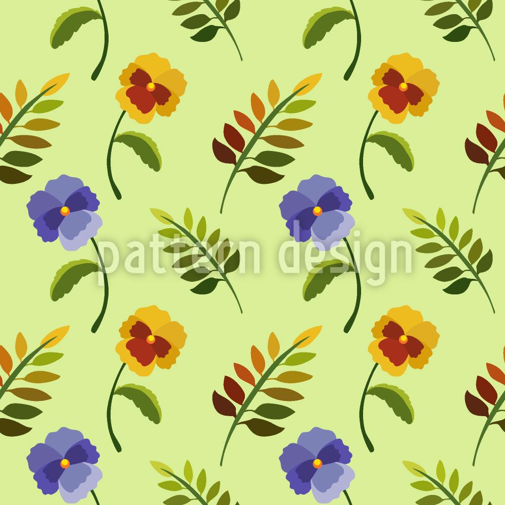 patterned-wallpaper-heartsease-in-spring