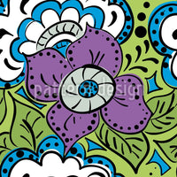 patterned-wallpaper-spring-doodle