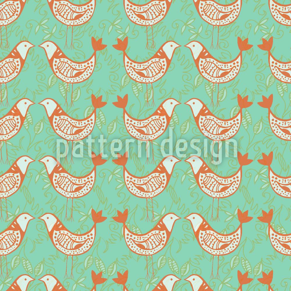 patterned-wallpaper-turtle-doves