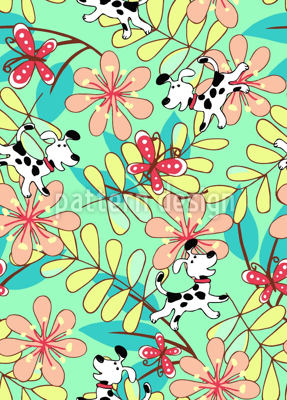 patterned-wallpaper-catch-the-butterfly