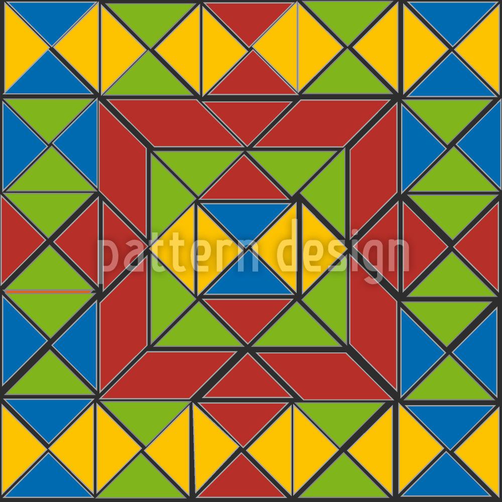 patterned-wallpaper-tangram-ii