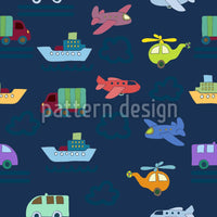 patterned-wallpaper-planes-and-cars