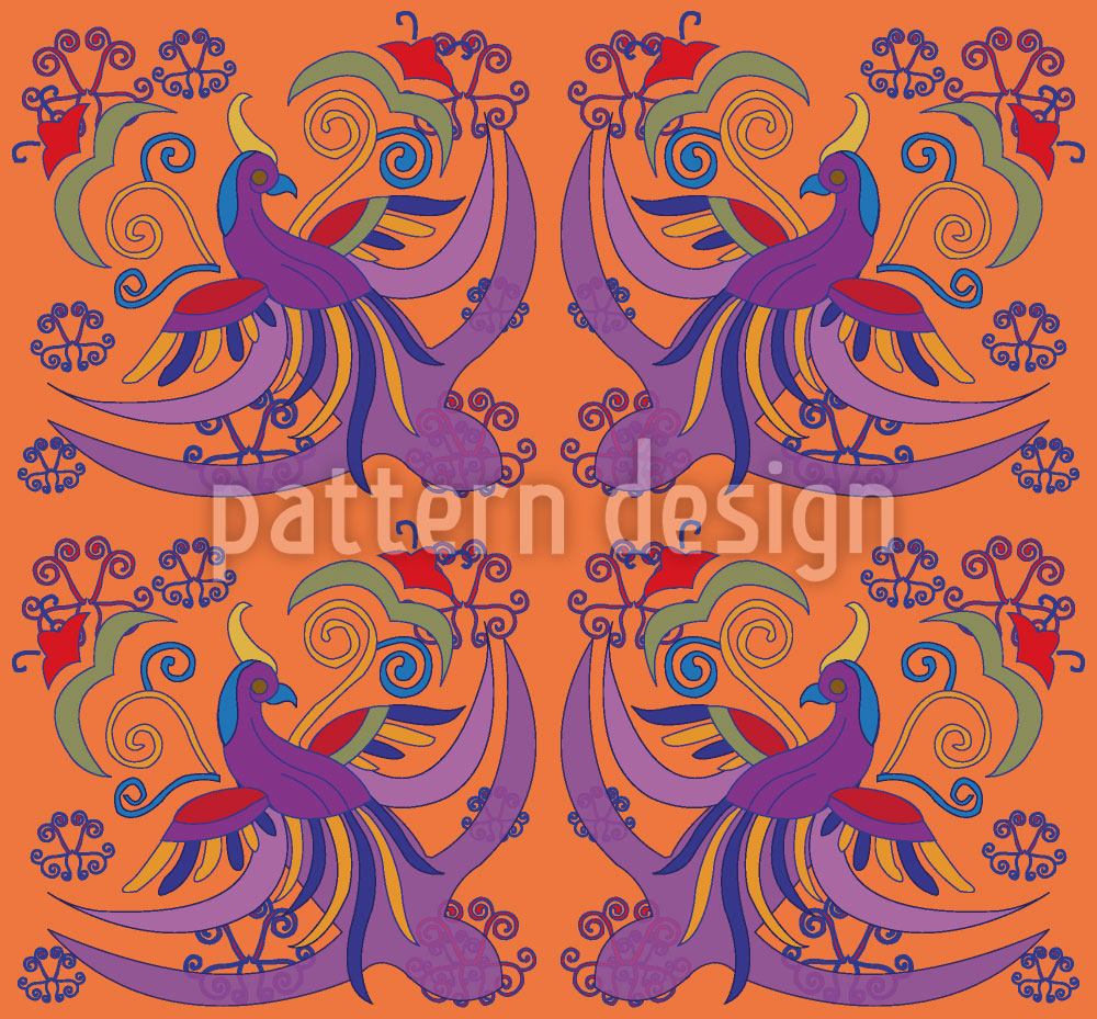 patterned-wallpaper-bird-of-paradise