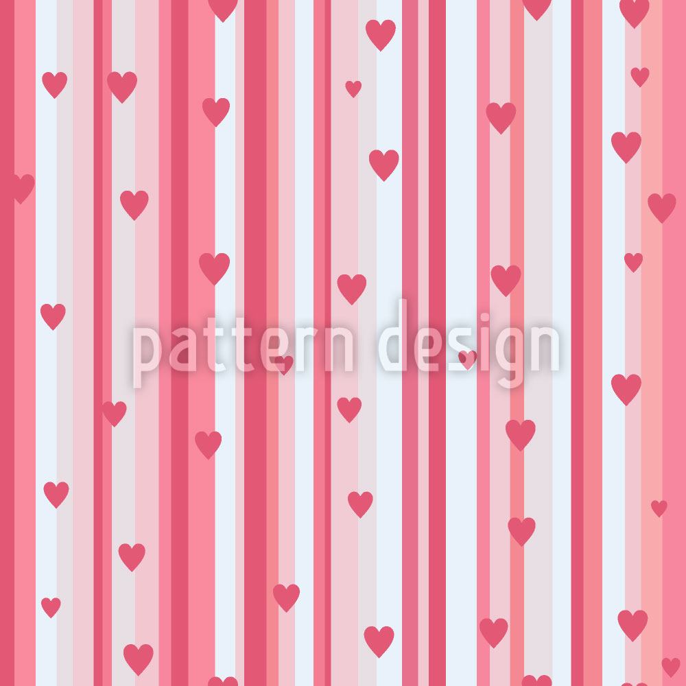 patterned-wallpaper-romantic-hearts-on-strips