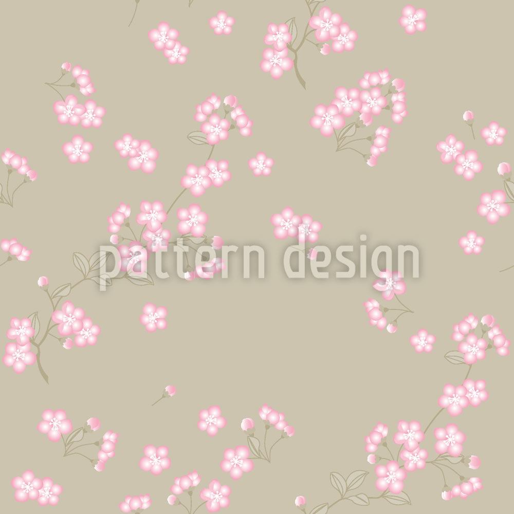 patterned-wallpaper-cherry-blossoms-on-sand