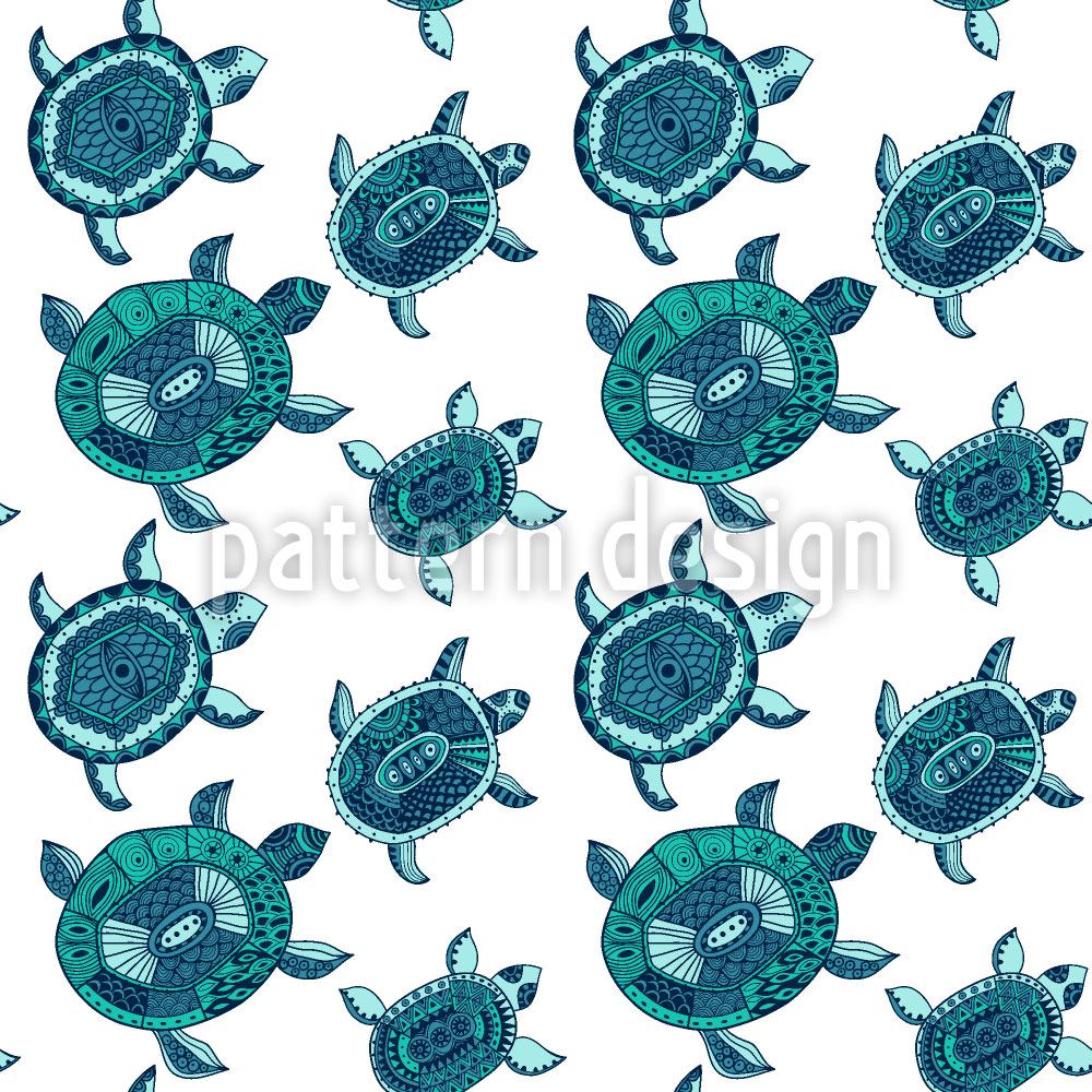 patterned-wallpaper-the-fantastic-journey-of-the-sea-turtles-ii