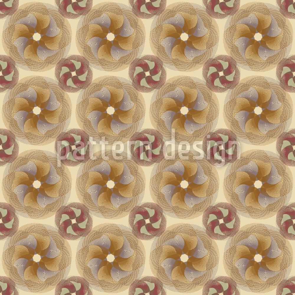 patterned-wallpaper-beige-flowers