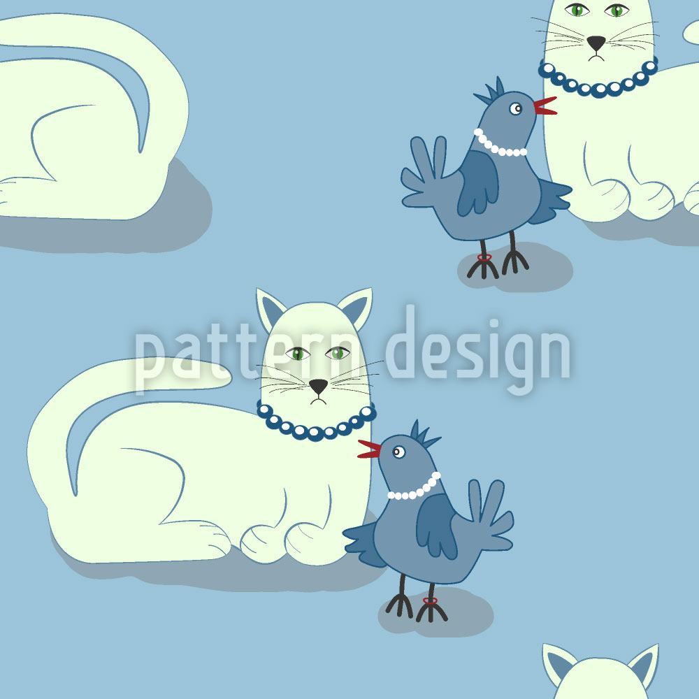 patterned-wallpaper-animal-friends