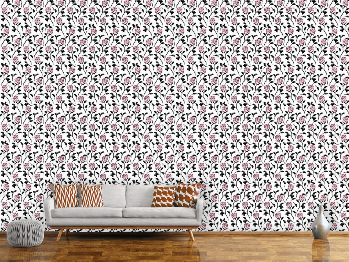 patterned-wallpaper-snow-white-roses