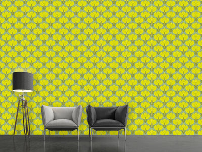 patterned-wallpaper-blooming-cornelian-cherries