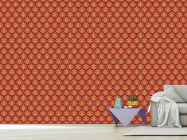 patterned-wallpaper-indian-damask