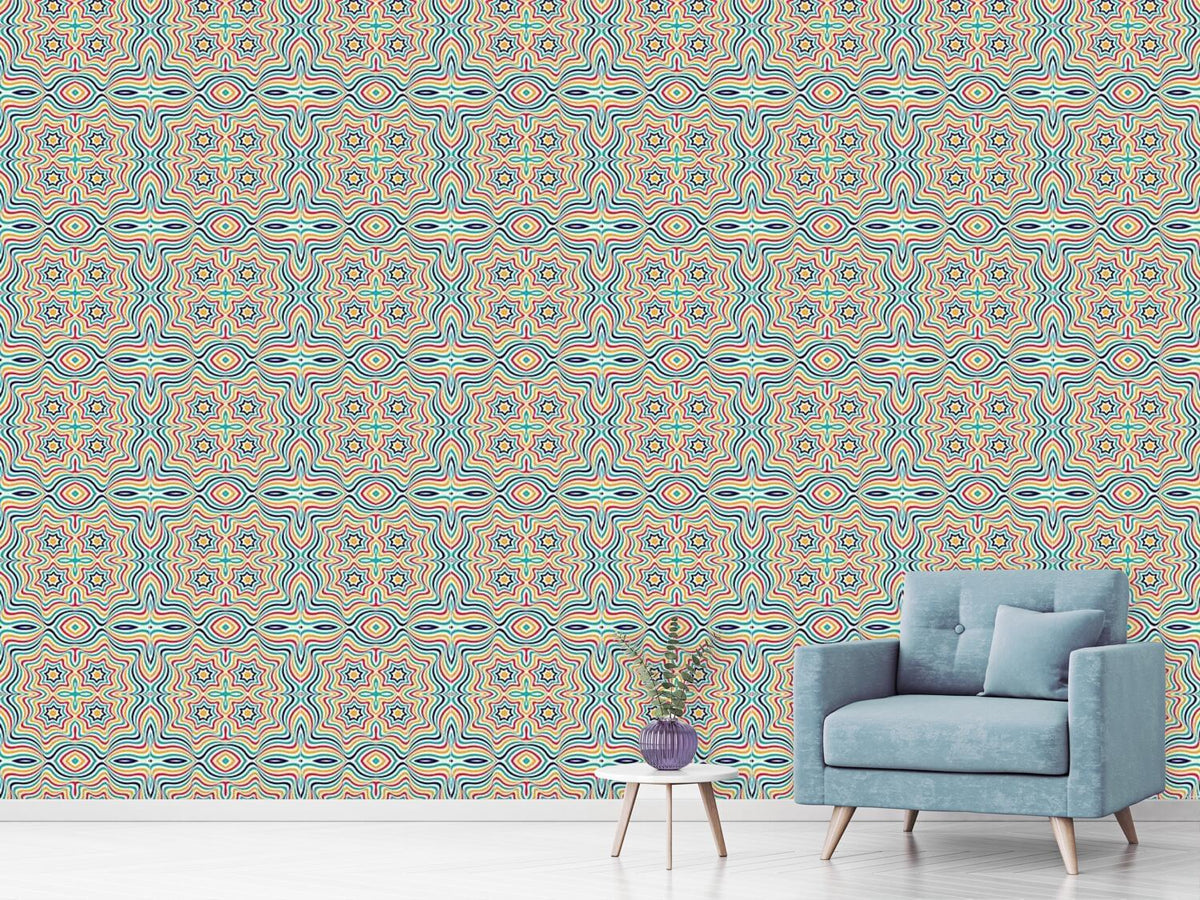 patterned-wallpaper-clown-kaleidoscope