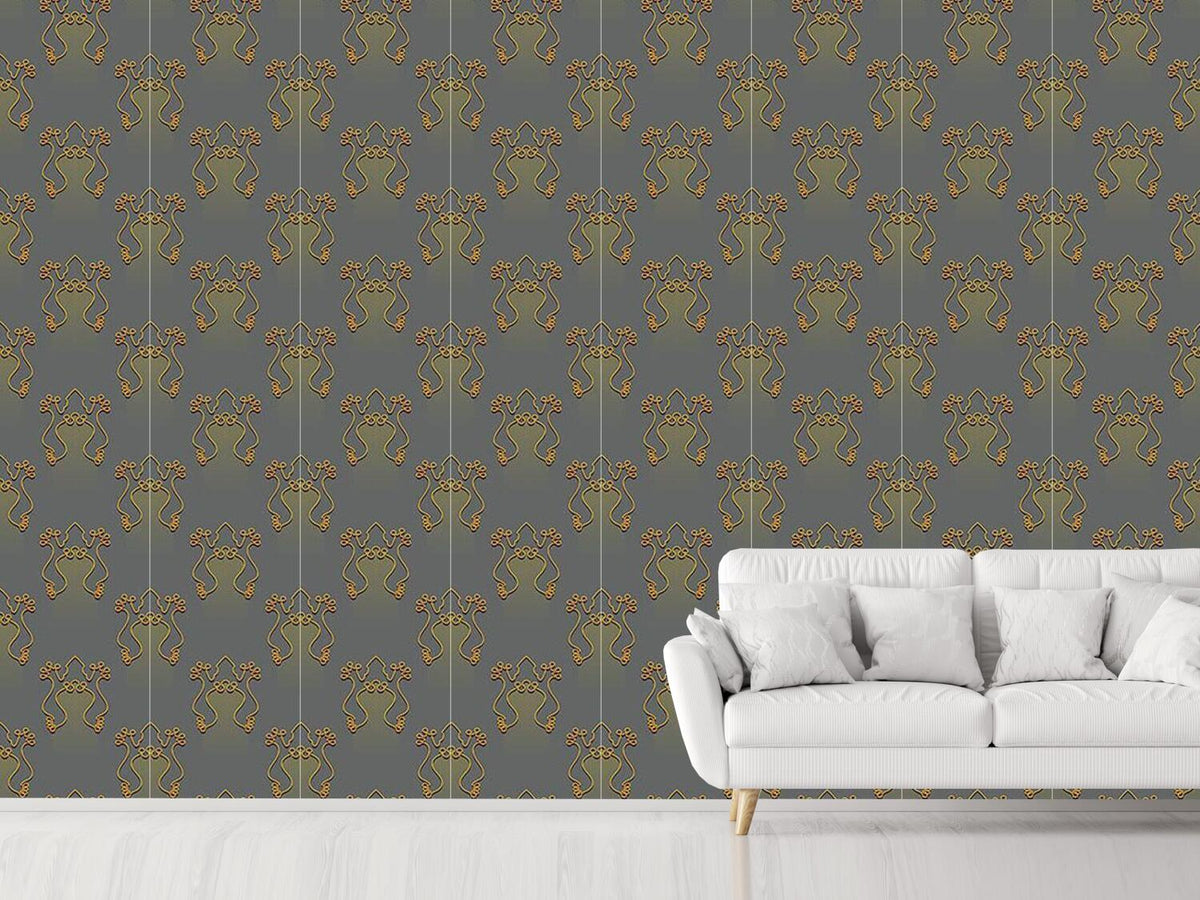 patterned-wallpaper-golden-frog