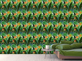 patterned-wallpaper-strelitzia