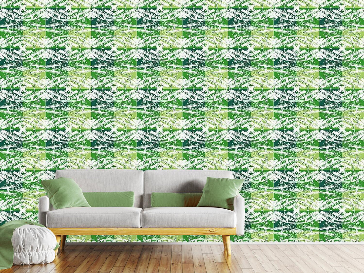 patterned-wallpaper-cactus-art-on-check