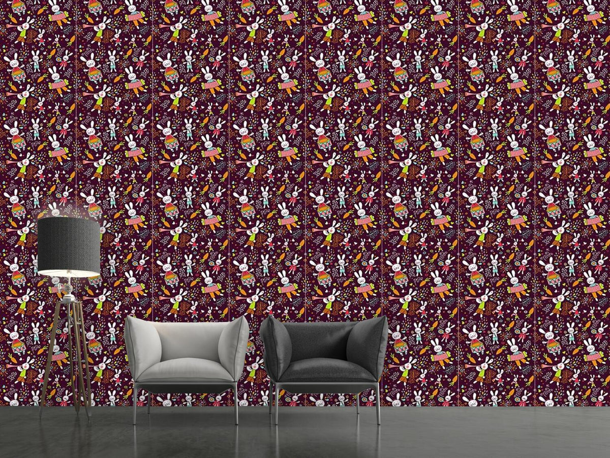 patterned-wallpaper-the-bunny-band