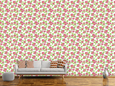 patterned-wallpaper-mosaic-roses