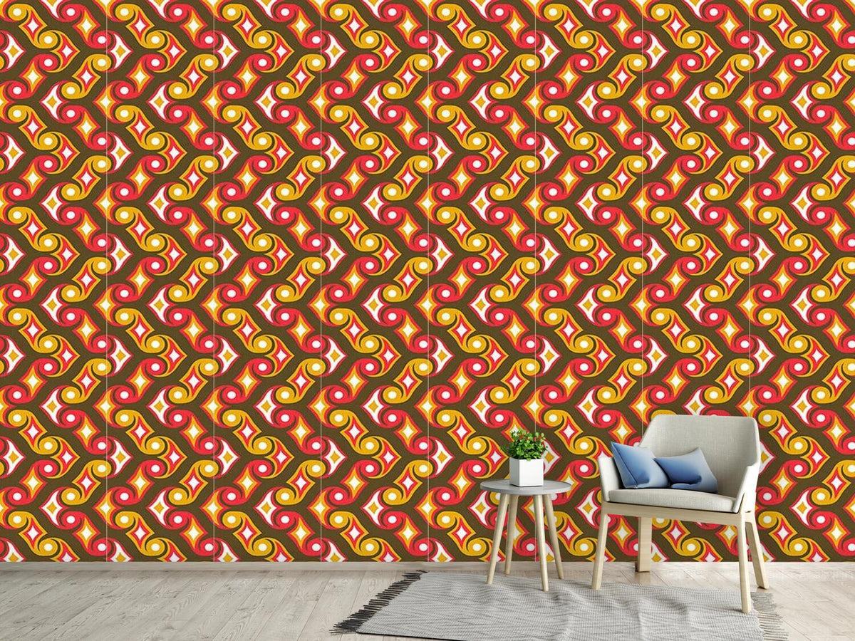 patterned-wallpaper-orange-arrows