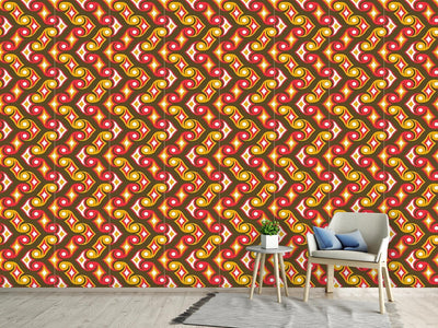 patterned-wallpaper-orange-arrows