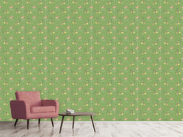 patterned-wallpaper-flower-vase