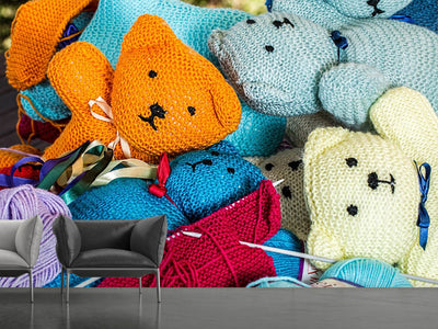 photo-wallpaper-knitted-teddies