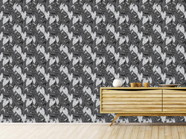 patterned-wallpaper-retro-leaves