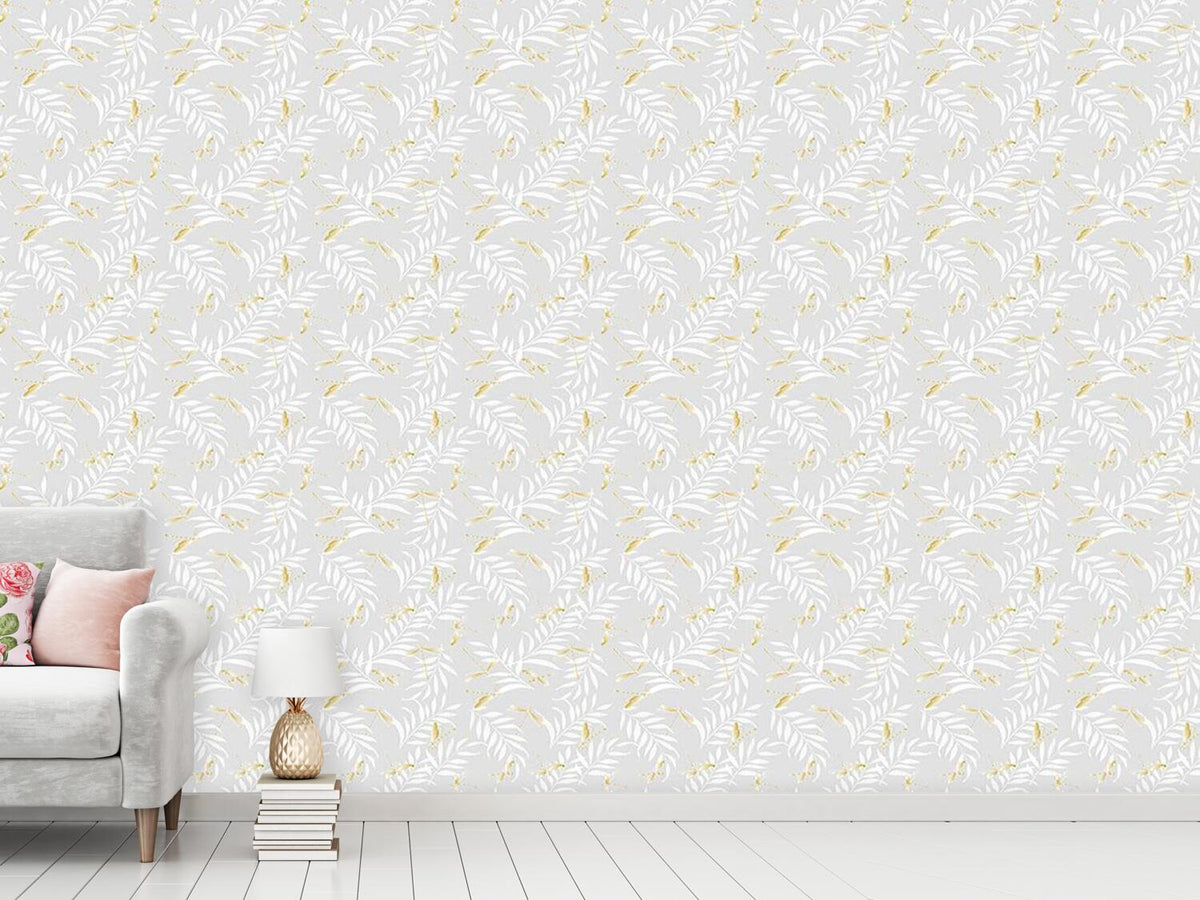 patterned-wallpaper-golden-dragonflies