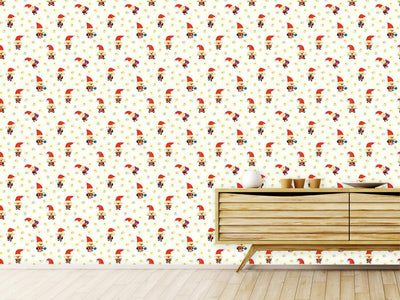 patterned-wallpaper-santas-elves