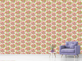 patterned-wallpaper-summer-flowers