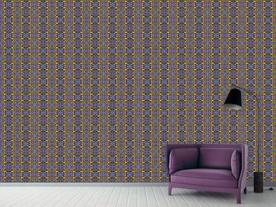 patterned-wallpaper-ethno-bird-blue