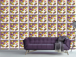 patterned-wallpaper-flowers-on-lilaq