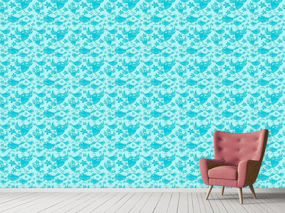 patterned-wallpaper-songbird-sing-turquoise