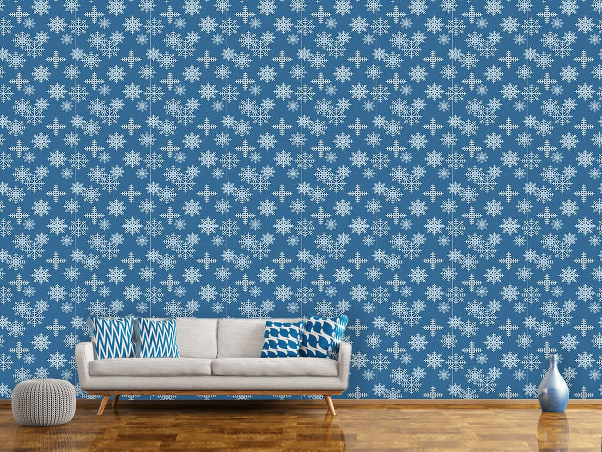 patterned-wallpaper-ice-crystals-blue