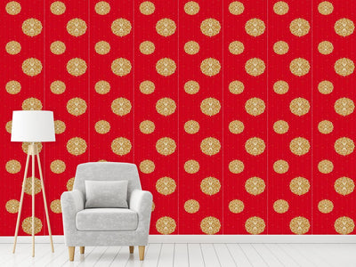 patterned-wallpaper-ornaments-for-christmas