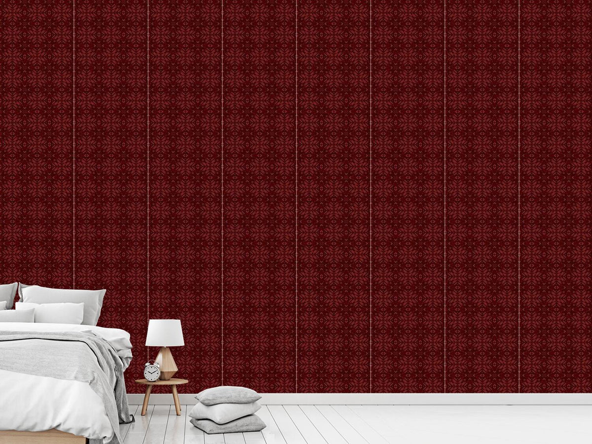 patterned-wallpaper-earthy-mosaic