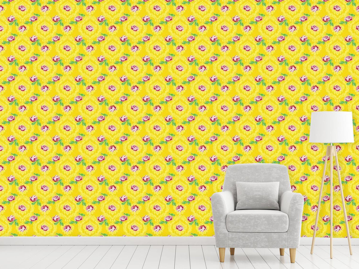 patterned-wallpaper-nostalgic-roses