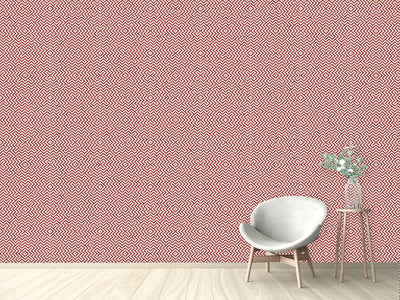 patterned-wallpaper-in-the-center-red