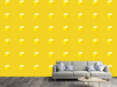 patterned-wallpaper-honeycomb