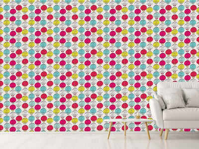 patterned-wallpaper-lollipop-flowers