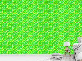 patterned-wallpaper-curly-green