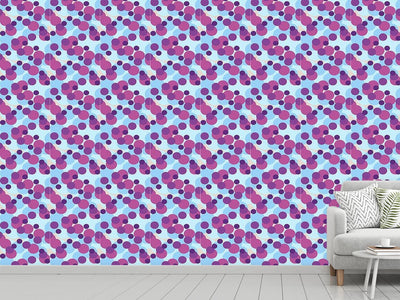 patterned-wallpaper-circles-from-provence