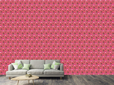 patterned-wallpaper-pink-fuchsia