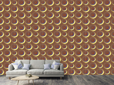 patterned-wallpaper-golden-targeting-circles