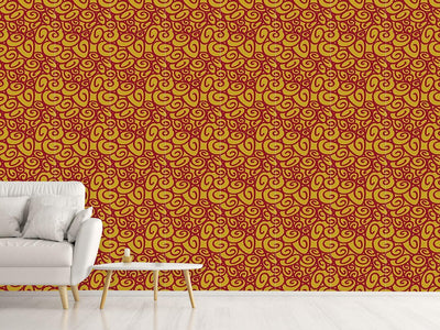 patterned-wallpaper-beginning-and-end-gold